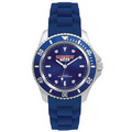 Pedre Unisex Sport watch with blue dial and blue silicon strap
